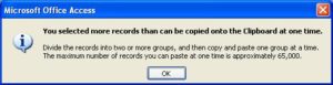 Access 2007 Export to Excel Error